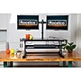 Rocelco 37.5" Height Adjustable Standing Desk Converter with Dual Monitor Mount, Sit Stand Up Riser, Black (R DADRB-DM2)~#|#~213A9A02-A839-44FD-9C9A43706106B972_sc7