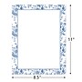 Great Papers Blue Toile Floral Everyday Letterhead, Multicolored, 50 Sheets/Pack (2025010)~#|#~213AA8D6-3ED0-45F8-B0CDF733BC4D7951_sc7