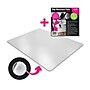 Floortex Cleartex Unomat Carpet & Hard Floor Chair Mat, 48" x 60", Clear (NRCMFLPD0005)~#|#~213CF4E4-7FB9-4B9D-A589045107892874_sc7