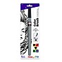 Pentel Arts Color Brush with Pigment Ink, Medium Tip, Black, 3/Pack (PTAFP5MBPA-3)~#|#~213D7E85-1DBF-466A-9B28FC9827442DCA_sc7