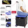 Dbest Quik Cart Pro Rolling Crate Teacher Utility with Seat, Blue (01-805)~#|#~21417B88-CCC0-4142-8CF6F3B0B25F7D47_sc7