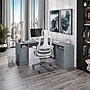 Techni Mobili 60" MDF L-Shaped Desk, Gray (RTA-8412L-GRY)~#|#~21421429-EE8B-4654-8FE9067451BB2F62_sc7