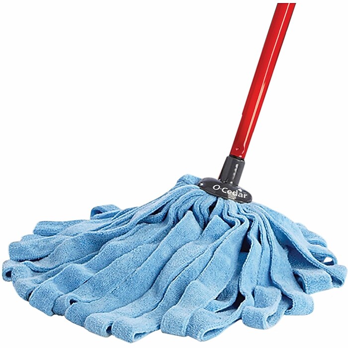O-Cedar QuickWring Microfiber Mop, Blue (133582) | Staples