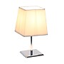 Creekwood Home Square Chrome 9.65" LED Table Lamp, White (CWT-1013-WH)~#|#~2149D8A5-E552-4A59-B4FDE99F7DDB6DF8_sc7