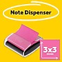 Post-it Pop-Up Notes Dispenser for 3" x 3" Notes, Black/Clear (WD-330-BK)~#|#~214AE7AE-5488-4B4A-BDEF3F05BADA0700_sc7