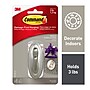 Command Medium Hook, 3lb., Brushed Nickel (17051BN-ES)~#|#~214DEE9C-5555-4759-9E88CE1C6D8BD150_sc7