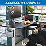Mount-It! Large 63"W Electric Corner Adjustable Standing Desk, Black/White (MI-15016)~#|#~215032DB-5C41-4F87-B0A100B5A5753A35_sc7