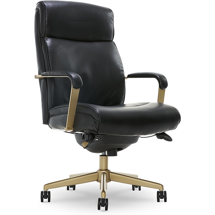 La-Z-Boy Melrose Ergonomic Bonded Leather Swivel Executive