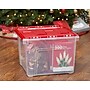 Iris Large Stackable Plastic Storage Bin, 13.81" x 18.31"x 19.31", 60 Qt., Red/Clear (WL-60 )~#|#~215AAE04-55CD-4903-934427653A76ABF0_sc7