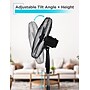 Black & Decker 18" Oscillating Pedestal Fan, 3-Speed, Black (BFP18SXB)~#|#~215D3190-50EA-46FE-AB2E0BC03027B52A_sc7