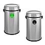 Alpine Industries Stainless Steel Indoor Compost and Trash Can with Swivel Lid, 17 Gallon, Silver, 2/Pack (ALP470-65L-1-CO-T)~#|#~21615E6F-1C09-46BA-8E633761200B1747_sc7