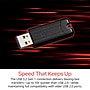Verbatim PinStripe 16GB USB 3.2 Gen 1 Type A Flash Drive, Black (49316)~#|#~2163BBD8-A817-488D-9DE2776B497D5C05_sc7
