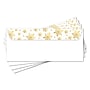 Geographics Metallic Snowflake Holiday Envelopes, White/Gold, 20 Envelopes/Pack (50071)~#|#~2163EF2F-2651-4AAF-AE59EF521BC3835C_sc7