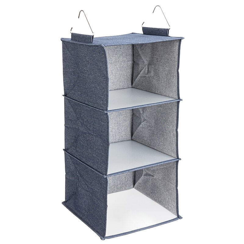 Household Essentials Hanging Closet Organizer, 3 Shelf (HE1062) image 1