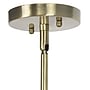 Lalia Home 1-Light 9.25" Farmhouse Hanging Cylindrical Clear Glass LED Pendant Fixture, Antique Brass (LHP-3002-AB)~#|#~2168097C-097C-4BFB-BAA66AC87368607E_sc7
