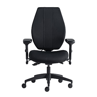 Gry Mattr + ergoCentric airCentric3 Task Chair, Standard Seat, Black (AIR3ST)