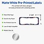 Avery Rectangle Multipurpose Labels, 1" x 2-5/8", White, 160/Pack (19479370624)~#|#~216F943F-B8D6-4858-A3A912428B90A029_sc7