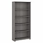 Bush Furniture Cabot Tall 66"H 5-Shelf Bookcase with Adjustable Shelves, Modern Gray (WC31366)~#|#~2173AE18-13E9-4B2E-AC59E18723AADD79_sc7