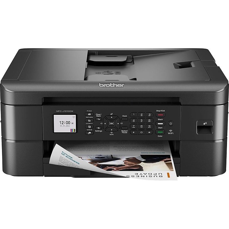 Brother MFC-J1010DW Wireless Color Inkjet Printer, All-In-One, Print, Scan, Copy, Fax (MFCJ1010DW) image 1