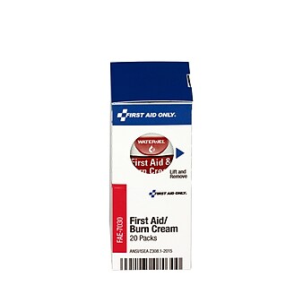 First Aid Only® SmartCompliance® Refill Burn Cream, 10/Box (FAE-7030)