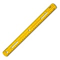 Staples 12" Plastic Ruler, Assorted Colors (51884)