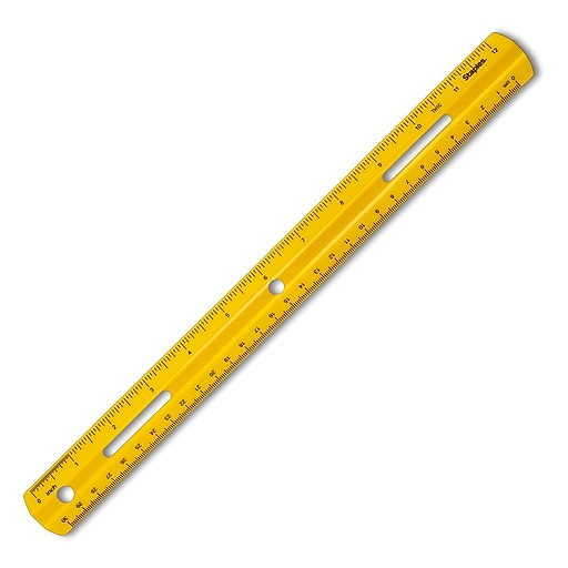 Knowledge Tree  Falcon Rule Plastic Rulers 12 Asst. Colors