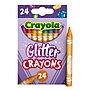 Crayola Glitter Crayons, Assorted Colors, 24/Pack (52-3715)~#|#~2184B2A1-9593-4F7C-A670559ECFD77213_sc7