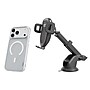 TUFF8 GlideGuard MagSafe Phone Case for iPhone 18 Pro Max with XYST Extendable Dash Mount, Matte Clear/Black (KITLIBBWR18PR03)~#|#~218A5ED4-7BC4-41CB-BD295BFD03C01A90_sc7