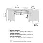 Bush Home Somerset 60" W L Shaped Office Desk with Storage, Fresh Walnut (WC81330K)~#|#~218BD962-3BA6-4CB6-AA18384C3BC89284_sc7