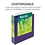 Samsill Earth's Choice Plant-Based 2" View Binders,  3-Ring , Made in USA, Purple, 2/Pack (SAMU86608)~#|#~218E070A-30C0-4557-BE4909566A46F37E_sc7