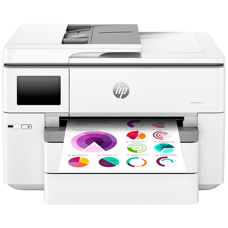 HP OfficeJet Pro 9730e Wide Format Wireless Color All-In-One Printer, Best for Office, 3 Months FREE Ink (537P6A) image 1
