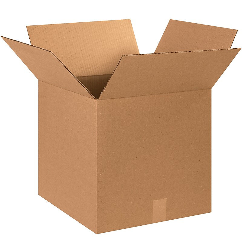 15" x 15" x 15", 32 ECT, Shipping Boxes, 25/Bundle (CW57878) image 1