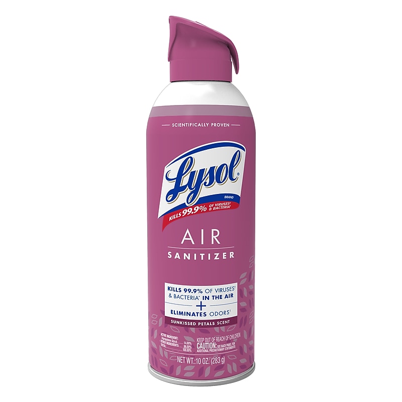 Lysol Air Sanitizer Spray, Sunkissed Petals Scent, 10 oz. (19200-56148) image 1