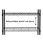 Honey-Can-Do 4-Tier 250lb. Capacity Shelving Unit, Black (SHF-01908)~#|#~219DD832-7E01-4636-B7F78D18F7953603_sc7