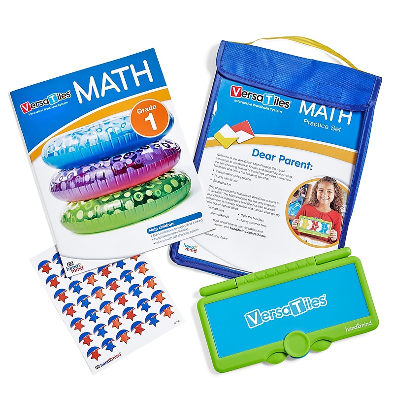 hand2mind VersaTiles Grade 1 Math Take Along Pack (H2M-84701) image 1