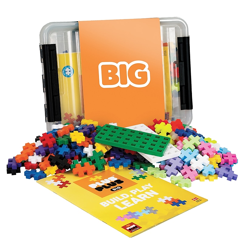 Plus-Plus BIG Tub with 2 Baseplates, 200 Pieces/Set (PLL03413) image 1