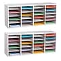 AdirOffice 500 Series 24-Compartment Literature Organizers, 39.3" x 11.8", White, 2/Pack (500-24-WHI-2PK)~#|#~21AB2F3B-C168-4A8E-B7980E4B10D4EF97_sc7