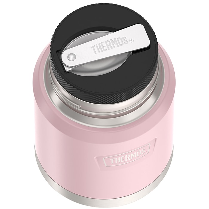 Thermos Icon Stainless Steel Insulated Food Jar, Sunset Pink, 16