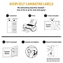 Avery Easy Align Laser/Inkjet Self-Laminating ID Labels, 3-1/2" x 4-1/2", White, 50 Labels/Pack (755)~#|#~21B7ED24-7051-42E9-BA9BCFB9CA6F8955_sc7