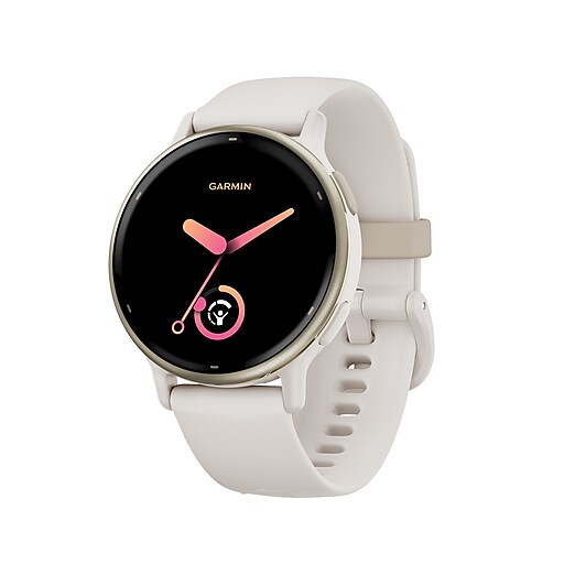 Garmin vívoactive 5 Smartwatch, GPS, 42.2mm, Ivory Silicone Band