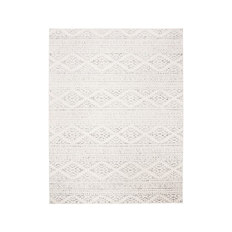 Safavieh Tulum Collection 8' x 10' Rectangle Indoor Area Rug, Machine Made, Ivory/Grey (TUL272A-8) image 1