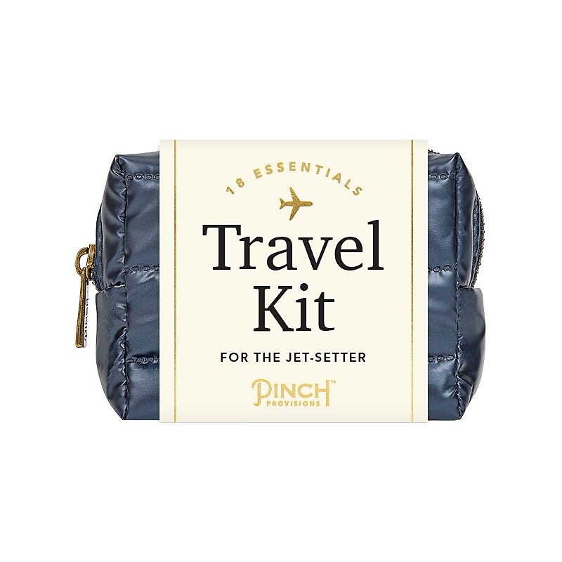 Pinch Provisions 18-Piece Polyester Travel Comfort Set, Navy (MDTRAVEL1 PUFNVY) image 1