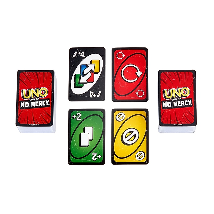 ■ masi specials Uno Mattel UNO Show 'em No Mercy Card Game (HWV18) | Staples