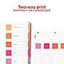 Staples Customizable Table of Contents Numeric Dividers, 5-Tabs, 6 Sets, Multicolor (ST62968)~#|#~21C4FE16-F96F-4B11-996B330CEC56639B_sc7