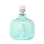 Creekwood Home Round Modern Glass 13.75" LED Table Lamp, Aqua/White (CWT-1015-AW)~#|#~21C664BF-3BDE-4AEE-956CDA67C4DCD75A_sc7