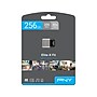 PNY Elite-X Fit 256GB USB 3.1 Type-A Flash Drive, Black (P-FDI256EXFIT-GE)~#|#~21C84BDD-12A9-4D1A-8F3C6E3FCF0A8933_sc7