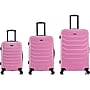 InUSA Endurance 3-Piece Hardside Spinner Luggage Set, TSA Checkpoint Friendly, Pink (IUENDSML-PNK)~#|#~21C8F229-7A9B-4881-B8F469F2C6F79402_sc7