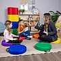 Bintiva Color Coded Vinyl Floor Cushions, Round, Set of 6 (BNVSCVRNDX6)~#|#~21C9C57C-16A4-4A44-9F01D4CA30CA8790_sc7