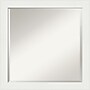 Amanti Art Vanity White Narrow Frame Wall Mirror, 23.5" x 23.5" (A42674593530)~#|#~21CD5733-5E09-4884-BC2EE31EE138C559_sc7