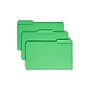Smead CutLess® File Folder, 3 Tab, Legal Size, Green, 100/Bx (17143)~#|#~21D197E2-7B7F-417C-879F72E0B0039BD9_sc7